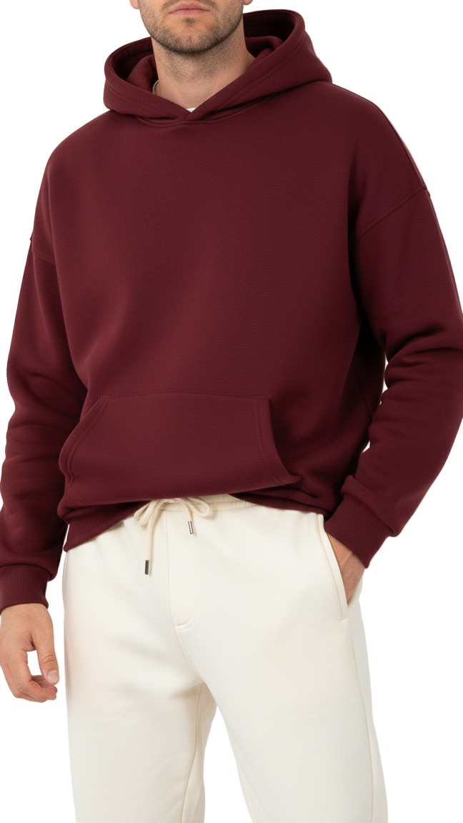 Oversize Hoodie - Burgundy