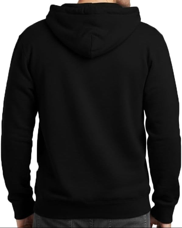 Full Zipper Hoodie - Black