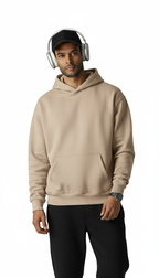Oversize Hoodie - Beige