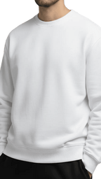 Crewneck Basic - White - RIZE