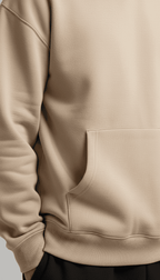 Oversize Hoodie - Black | Off-White | Beige - RIZE