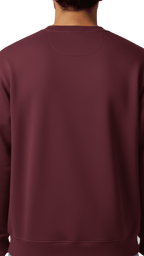 Crewneck Basic - Bergandy - RIZE