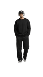 Crewneck Basic - Black - RIZE
