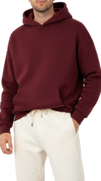 Oversize Hoodie - Burgundy