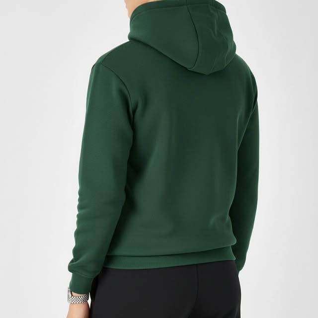 Essential Hoodie in Forest Green