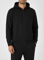 Full Zipper Hoodie - Black