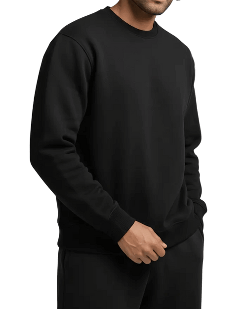 Crewneck Basic - Black - RIZE