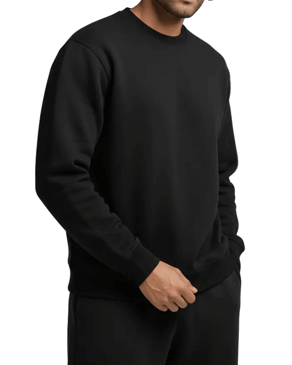Crewneck Basic - Black - RIZE